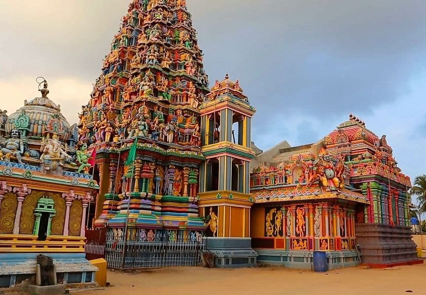 Trincomalee Vibrant Colors Sri Pathrakali Amman Temple